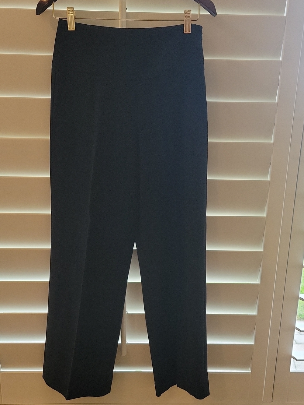 Saks Fifth Avenue Black Wide-Leg Women's Pants, Office Or Eveningslacks Size 5